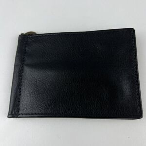 Belton DO50 Black Symphony Leather Men's Flip Money Clip 6 Slot Bifold Wallet